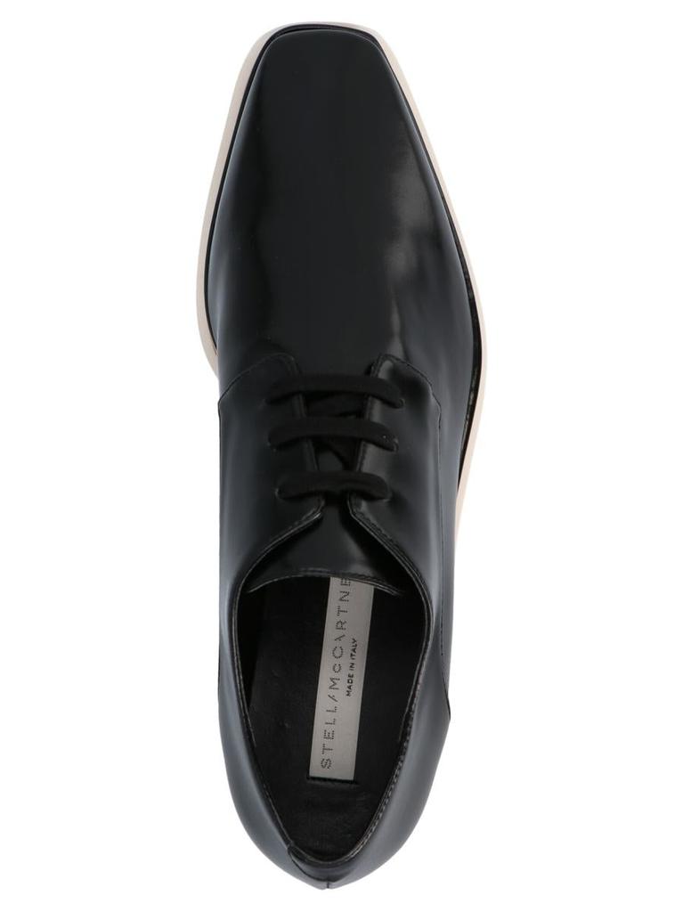 【関税込み】stella mccartney Elyse’ lace up wedges Women Ivory Elyse Lace-Up Platforms | Stella McCartney US