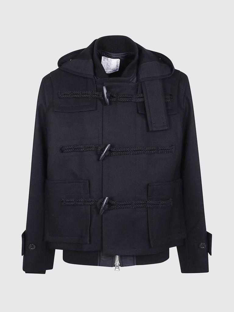 Sacai Sacai Gonz Wool Melton X Leather Blouson - Jackets - BeyondStyle