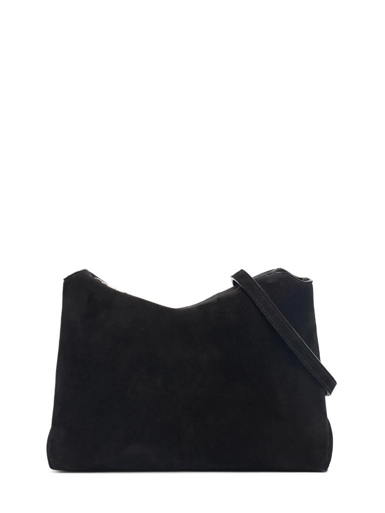 Khaite Medium Lina Suede Crossbody Bag 1