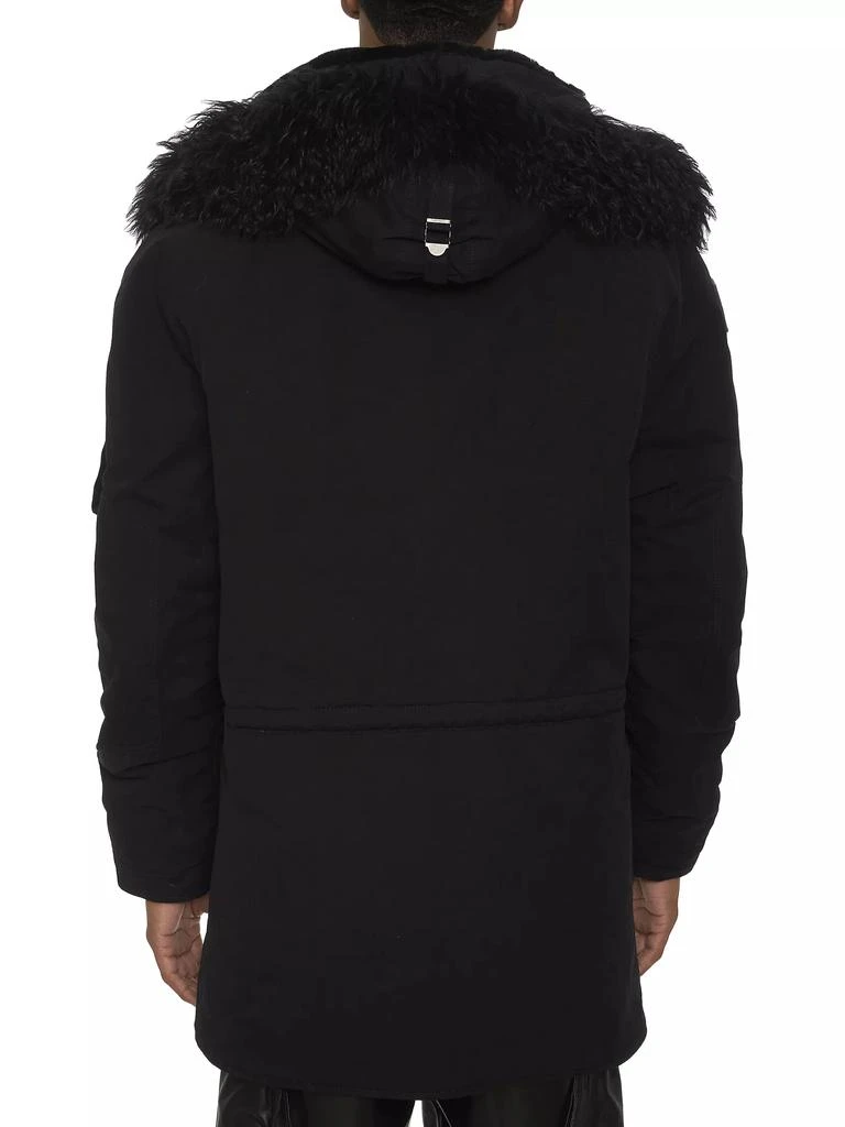 Avirex Snorkel Shearling-Trimmed Flight Coat 5