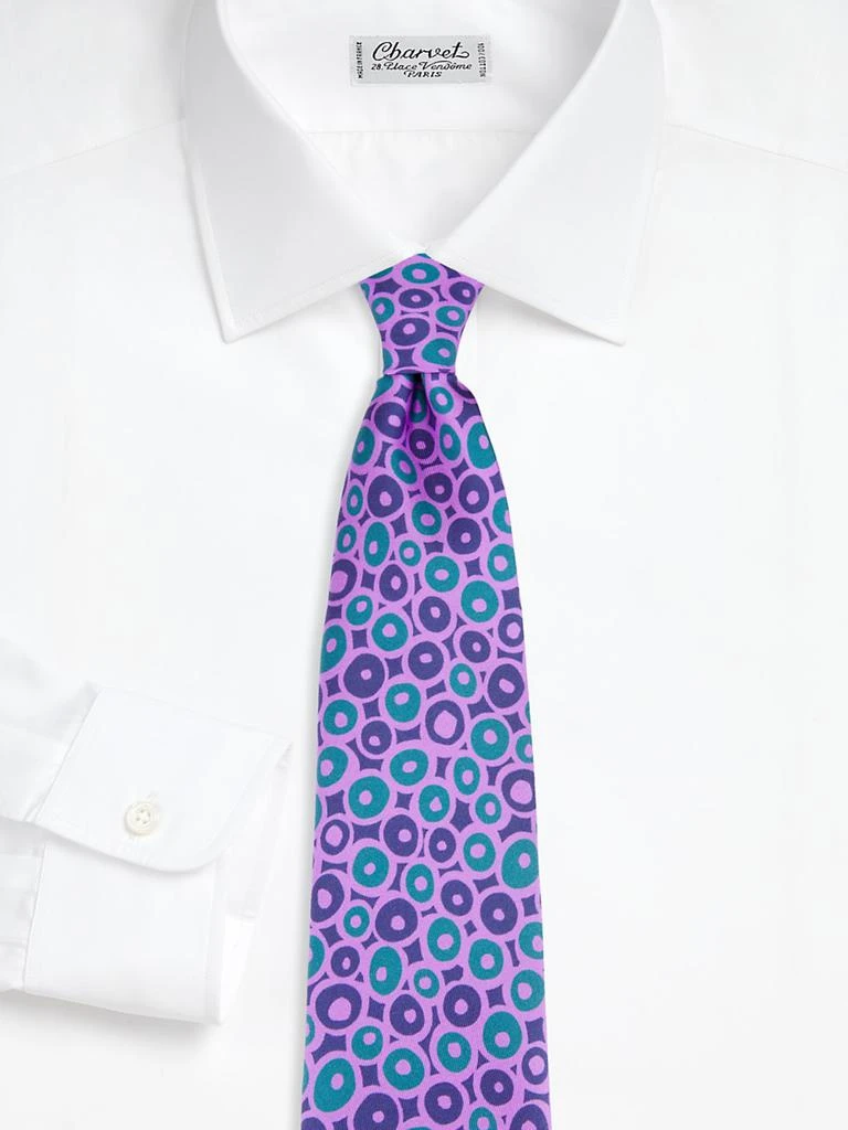 Charvet Coffee Bean Silk Tie 2
