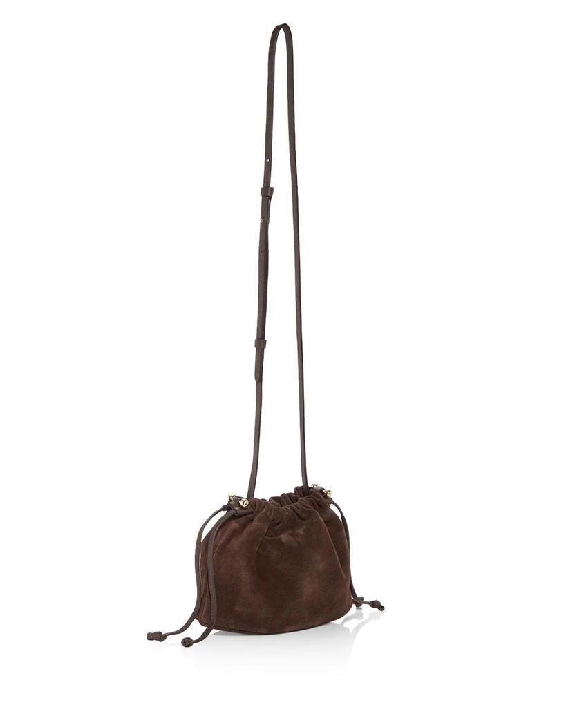 Strathberry Charlotte Drawstring Suede Crossbody Bag 4