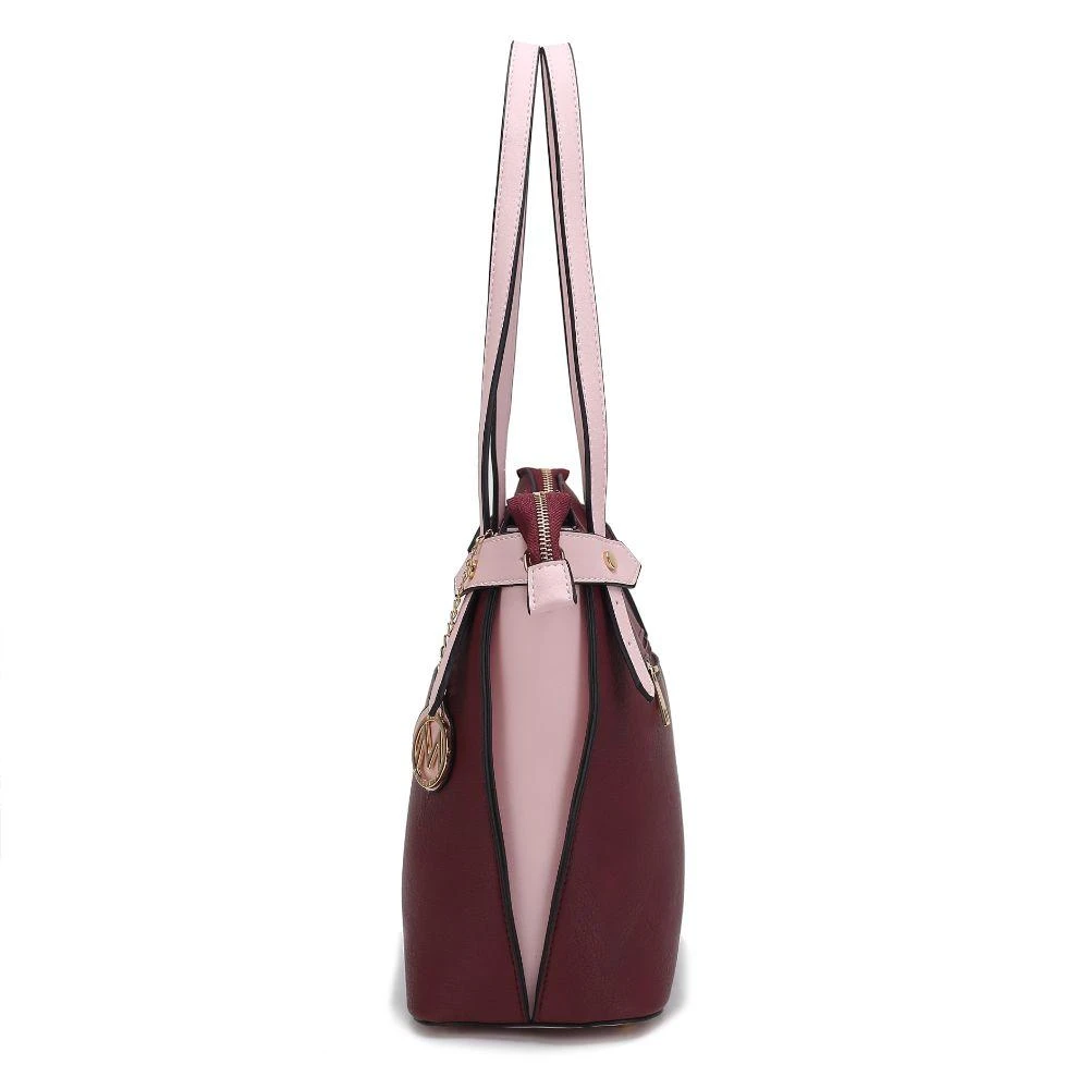 MKF Collection By Mia K. Jaseli Hobo with Wristlet Key Ring 
card Holder 5