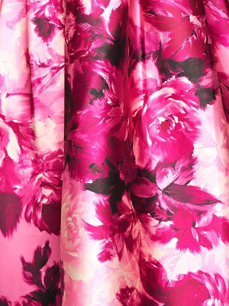 Kay Unger Tierney Floral Tea-Length Dress 6