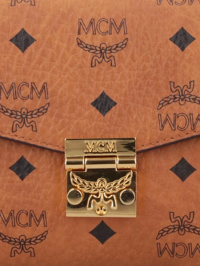 MCM MCM Tracy Flap Logo Printed Crossbody Bag 5