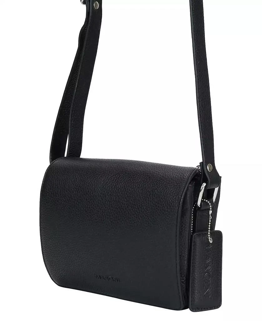 Mancini Leather Goods Pebble Leather Connie Crossbody Handbag 4