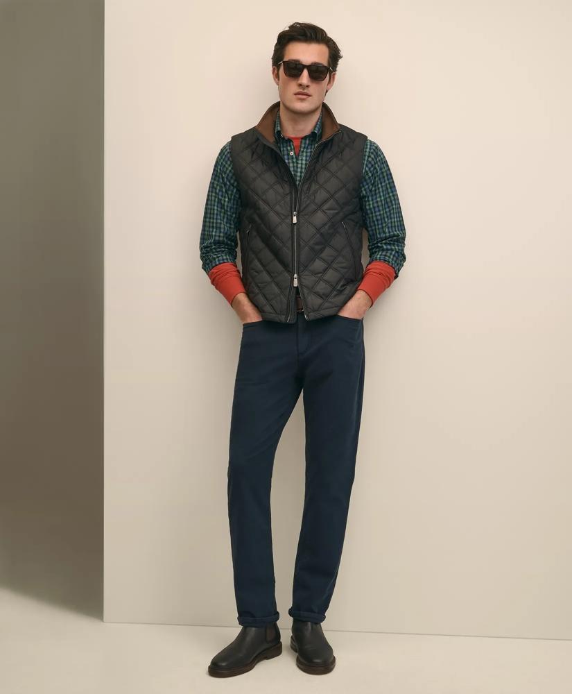 Brooks Brothers Paddock Diamond Quilted Vest