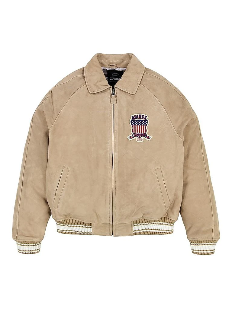 Avirex Icon Suede Bomber Jacket 1