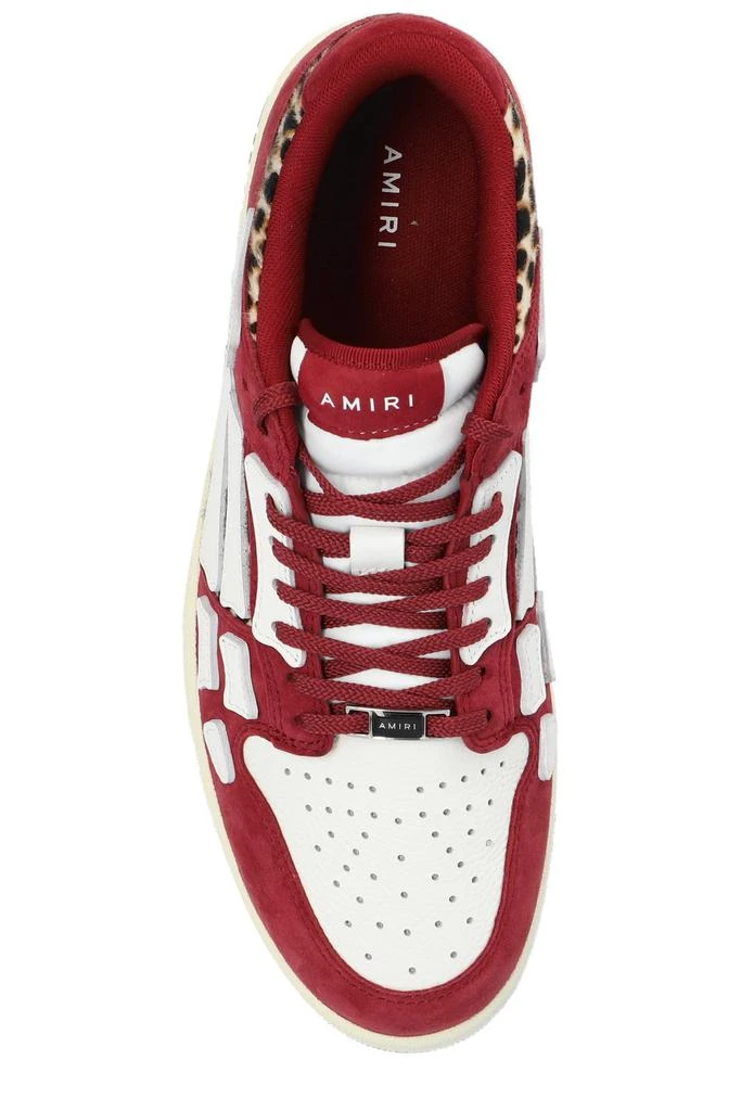 AMIRI Amiri Skeleton Patch Round Toe Sneakers 4