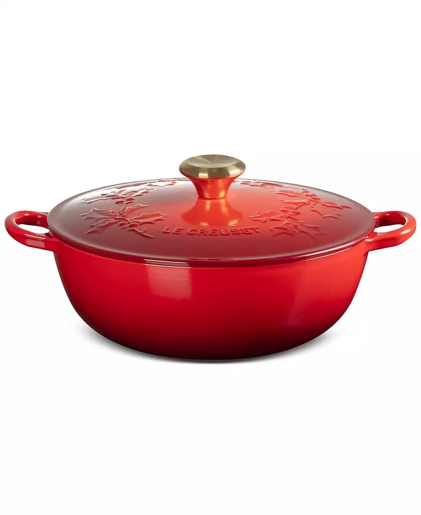 Le Creuset Holly Collection Enameled Cast Iron 4.5 Qt. Traditional Chef's Oven with Lid