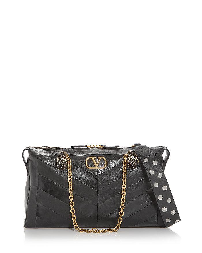 Valentino Panthea Medium Leather Shoulder Bag