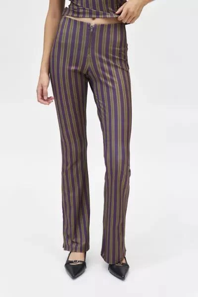 Basic Pleasure Mode Basic Pleasure Mode Tabby Striped Bootcut Trouser 3