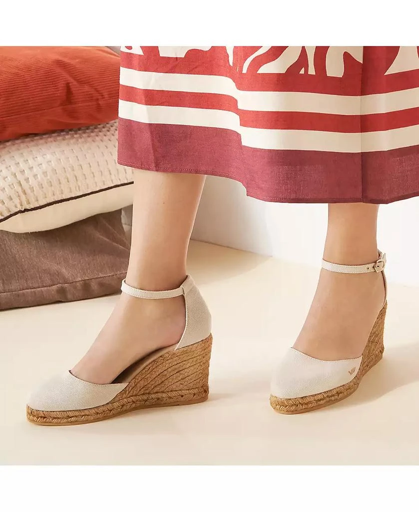 VISCATA Estartit Canvas Espadrille Wedges 6