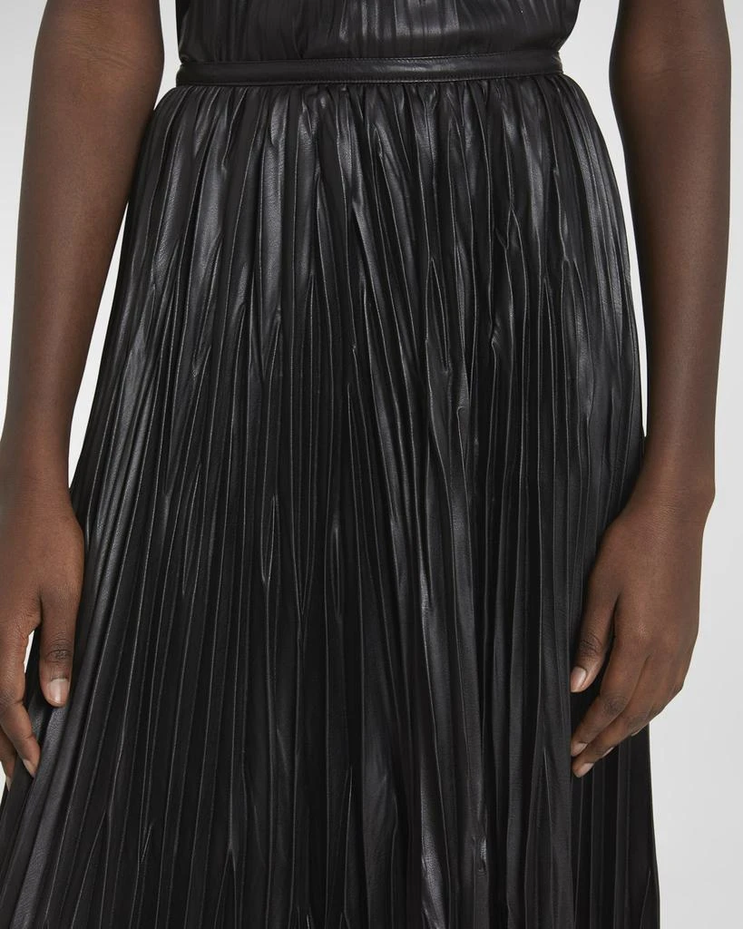 Proenza Schouler Rosalyn Pleated Faux-Leather Skirt 7