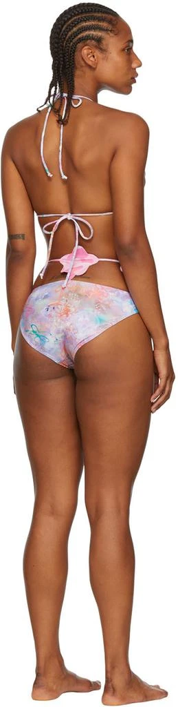 Collina Strada SSENSE Exclusive Purple Recycled Nylon Bikini 3