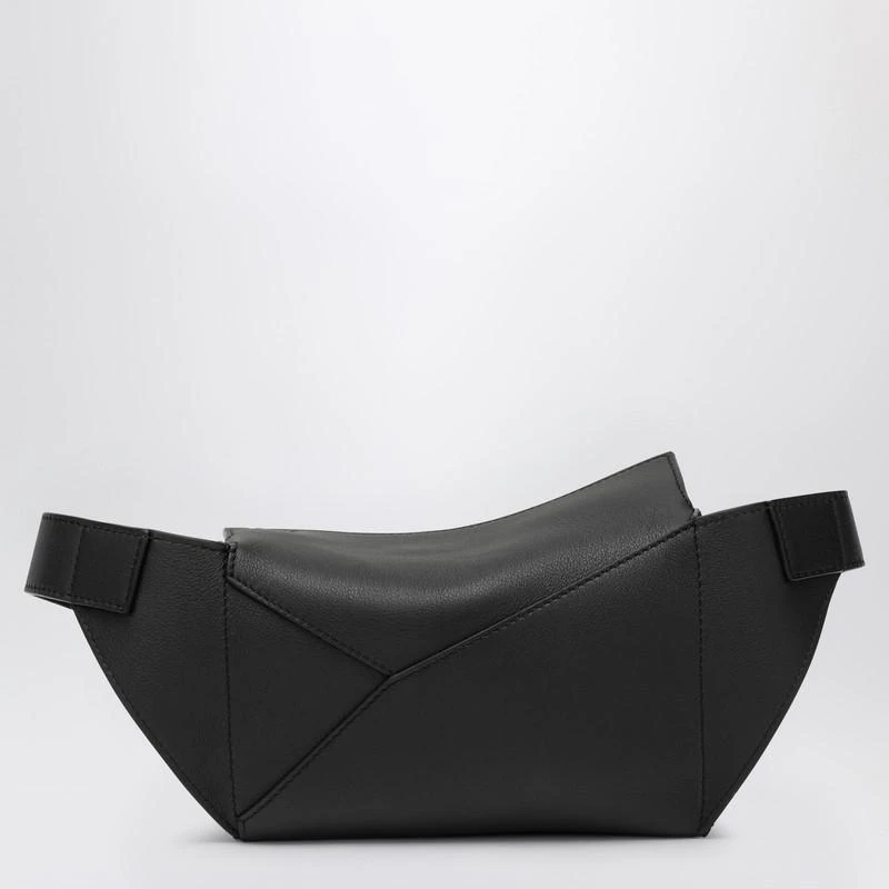 Loewe Mini Puzzle bumbag in black leather 5