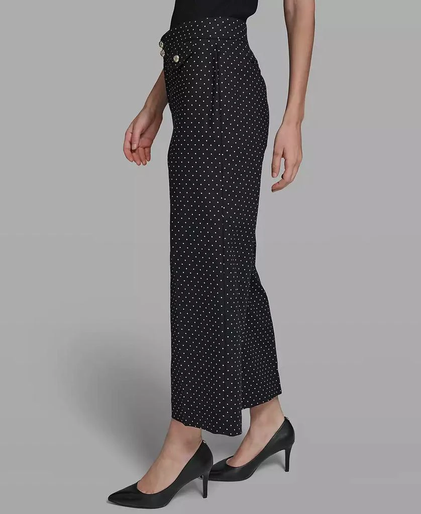 Karl Lagerfeld Paris Petite Flap Pocket Ankle Pants 6