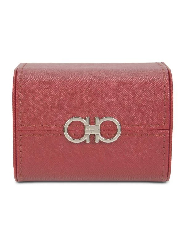 Salvatore Ferragamo Minuetto Stainless Steel Case 
Leather Strap Watch/36MM 5