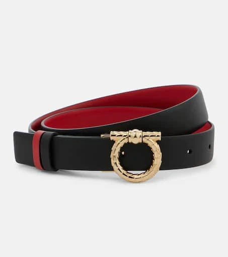 Salvatore Ferragamo Gancini reversible leather belt 1