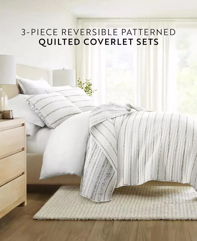IENJOY HOME Relic Stripe Reversible 2-Pc. Quilt Set 2