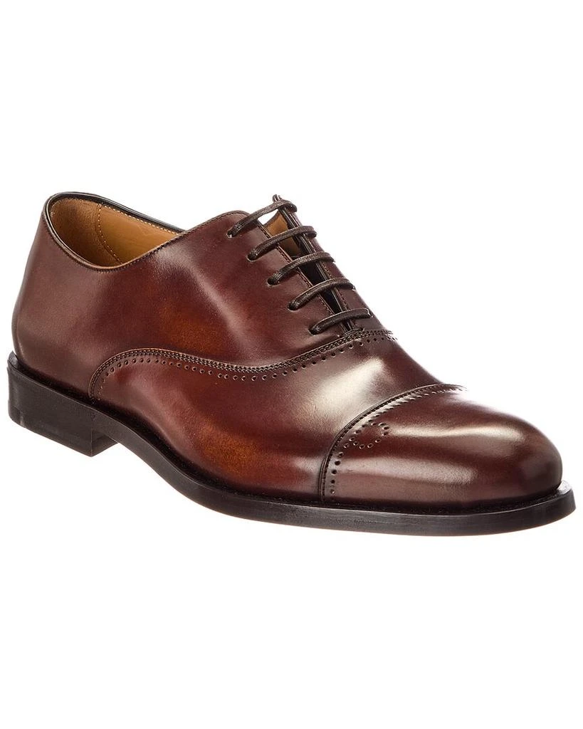 Ferragamo Giovanni Leather Oxford – On Sale Now with Up to  display picture 1