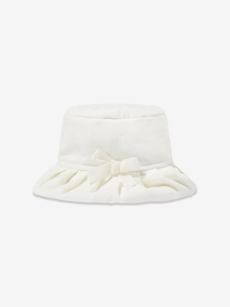 Sarah Louise Girls Coat and Hat Set in Ivory 4