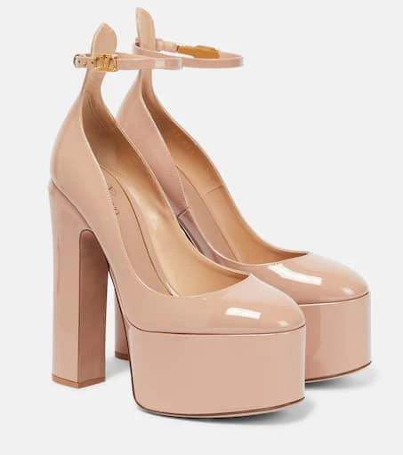 Valentino Tan-Go patent leather platform pumps 1