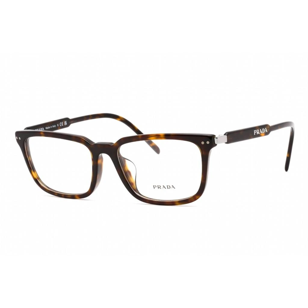 Prada Prada Women's Eyeglasses - Rectangular Shape Tortoise Plastic Frame | 0PR 13YVF 2AU1O1 1