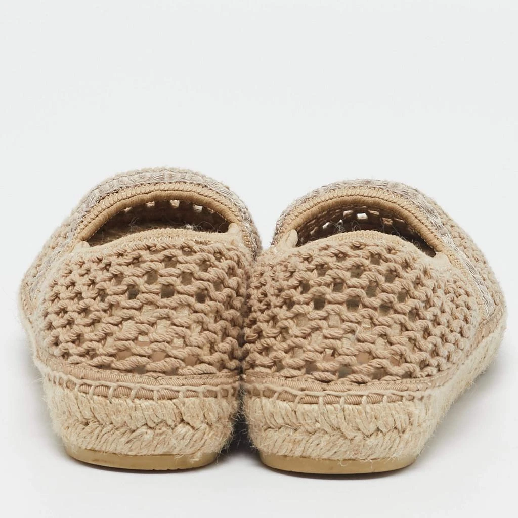 Miu Miu Miu Miu Beige Fishnet Espadrille Flats Size 39 5