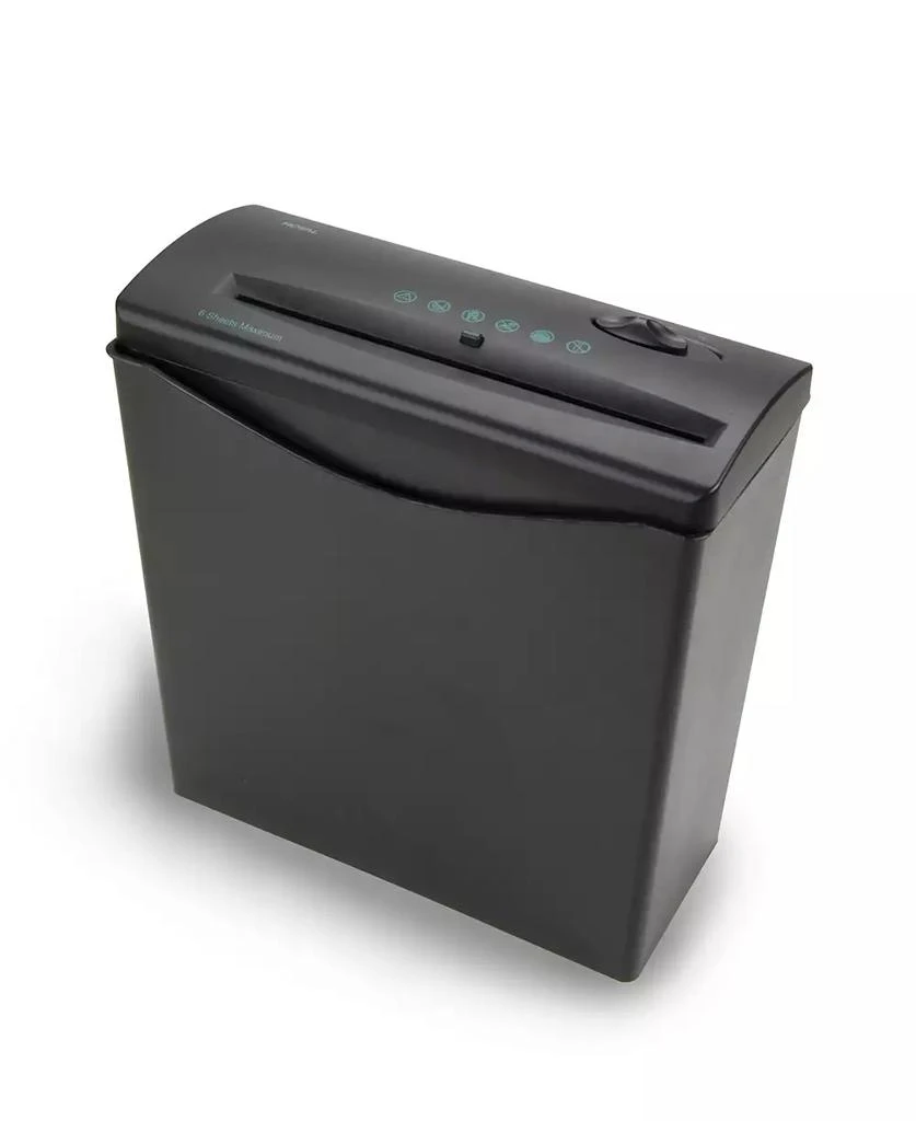 royal 6 Sheet Strip Cut Plastic Basket Shredder 6