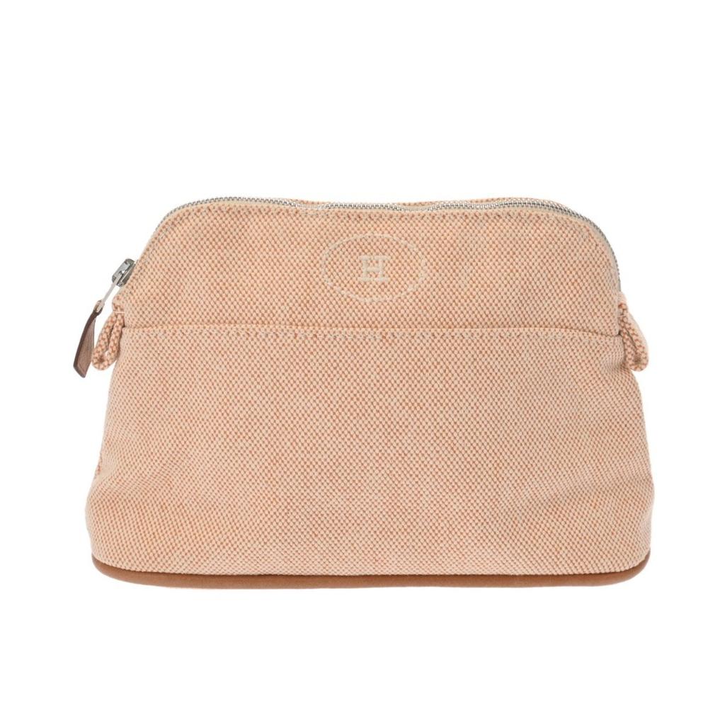 Hermes Bolide Canvas Pouch (Pre-Owned)