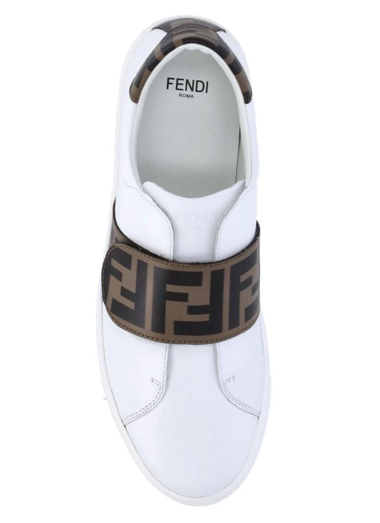 Fendi Fendi Kids Monogram Strap Sneakers 5
