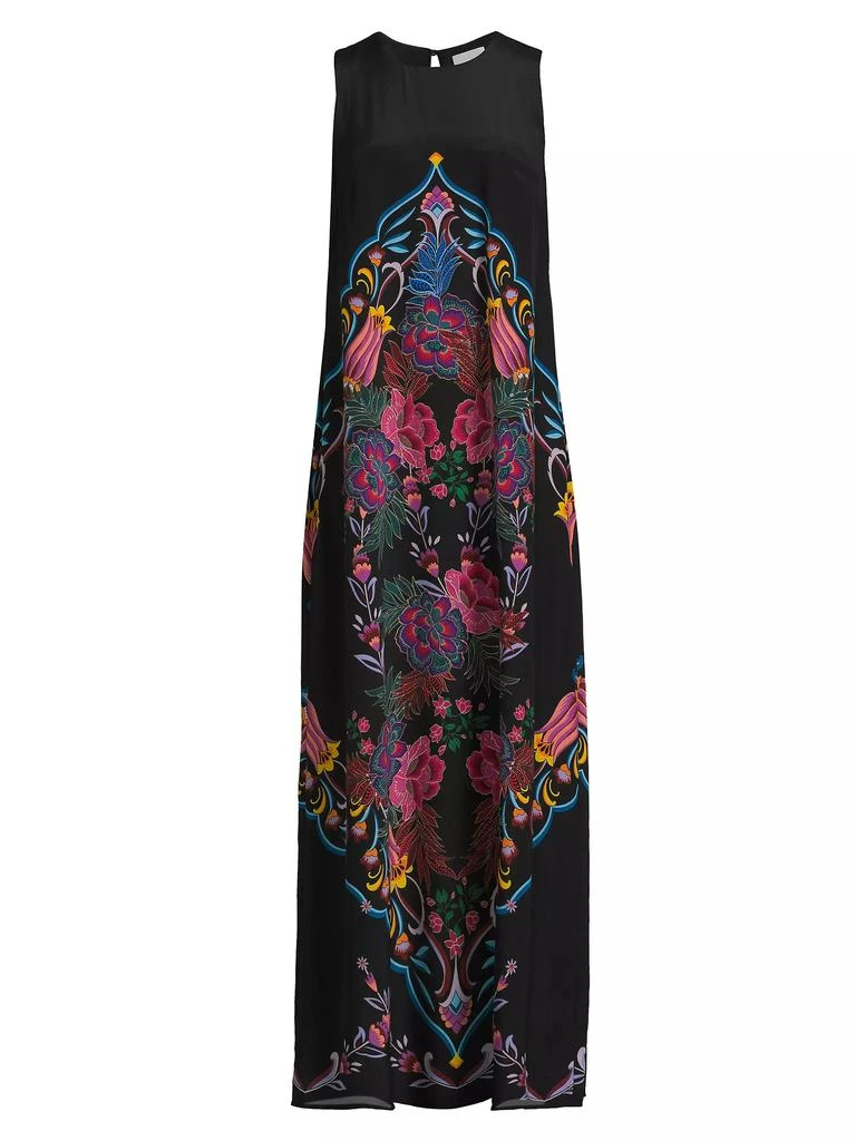 Johnny Was Tatianna Silk Maxi Dress 1