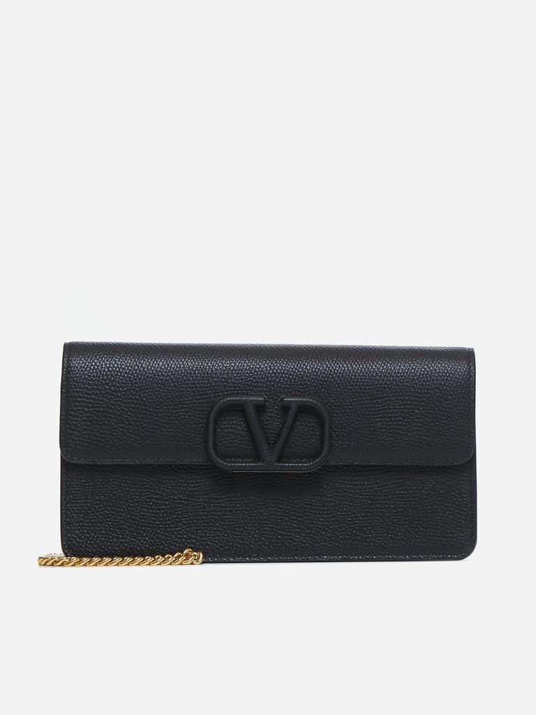 VALENTINO GARAVANI VLogo Signature leather wallet on chain