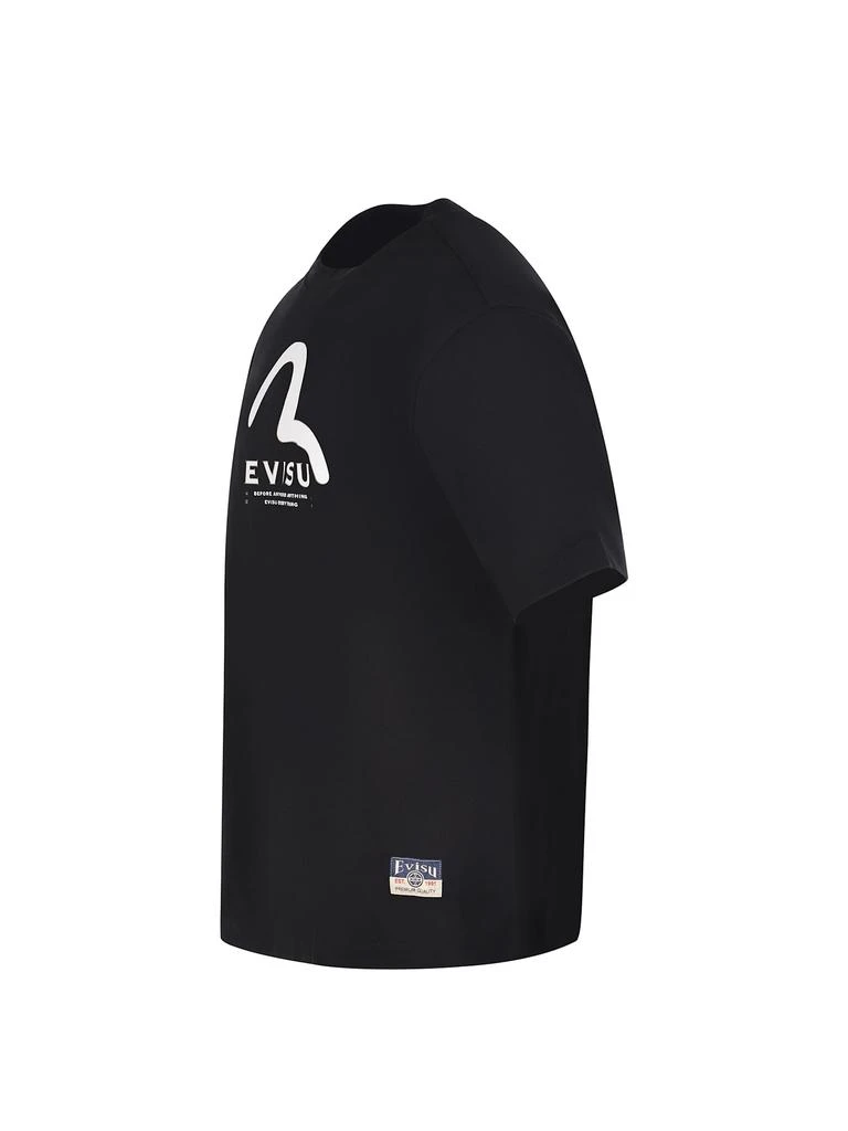 Evisu T-shirt  Black Cotton. 2