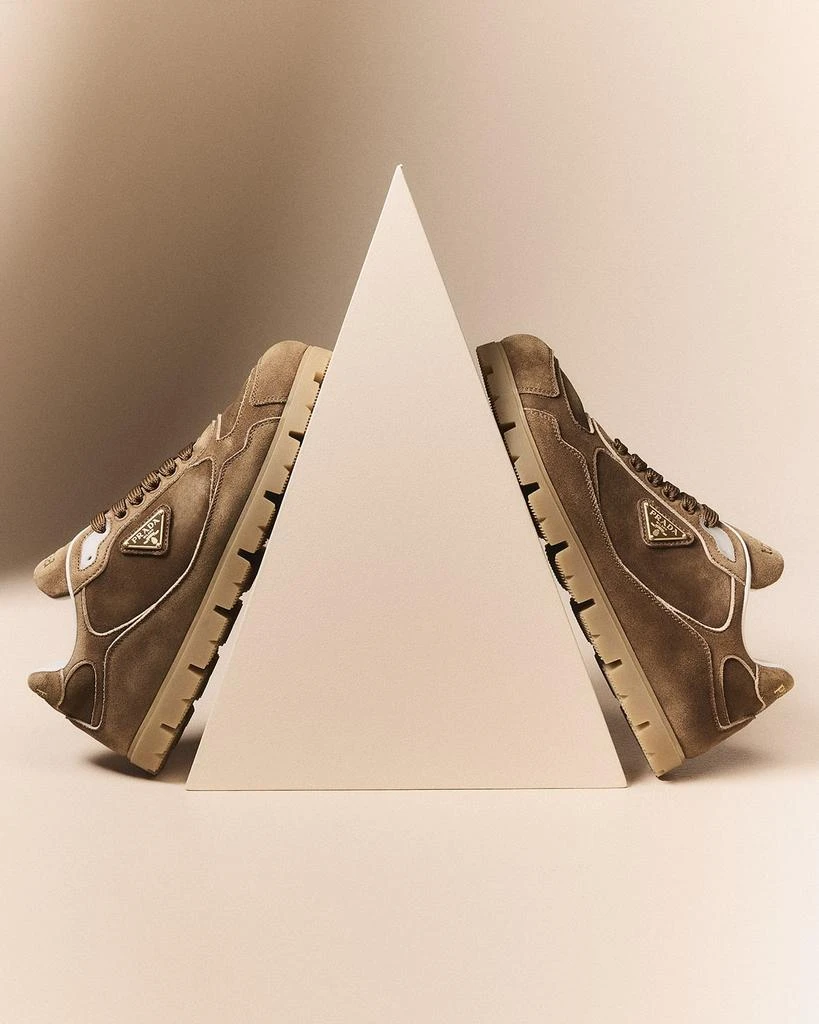Prada Trail Suede Low-Top Sneakers 6