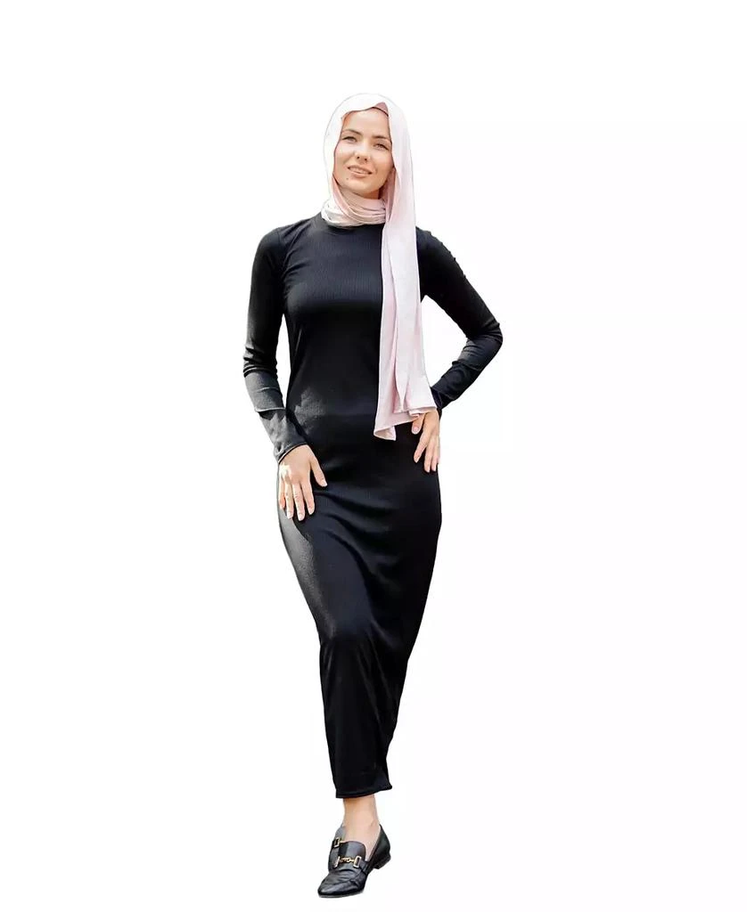 Urban Modesty Women's Ribbed Maxi Dress 1