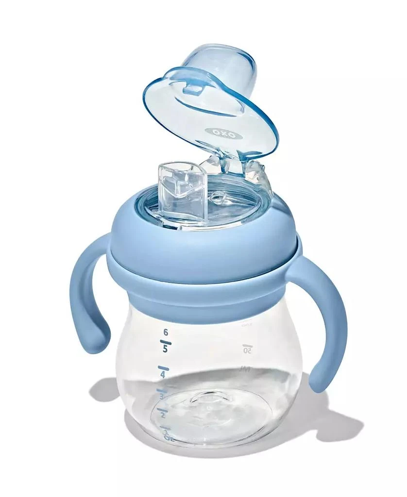 OXO Tot Transitions Soft Spout 6 Oz Sippy Cup with Removable Handles 10