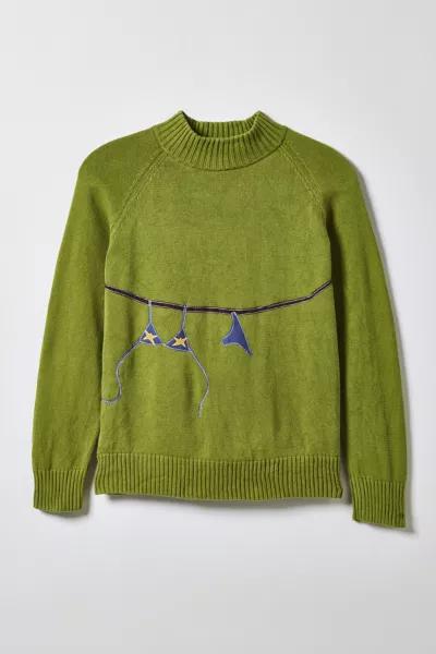MAGG'S RAGS Vintage By Magg’s Rags Bikini Patchwork Graphic Sweater
