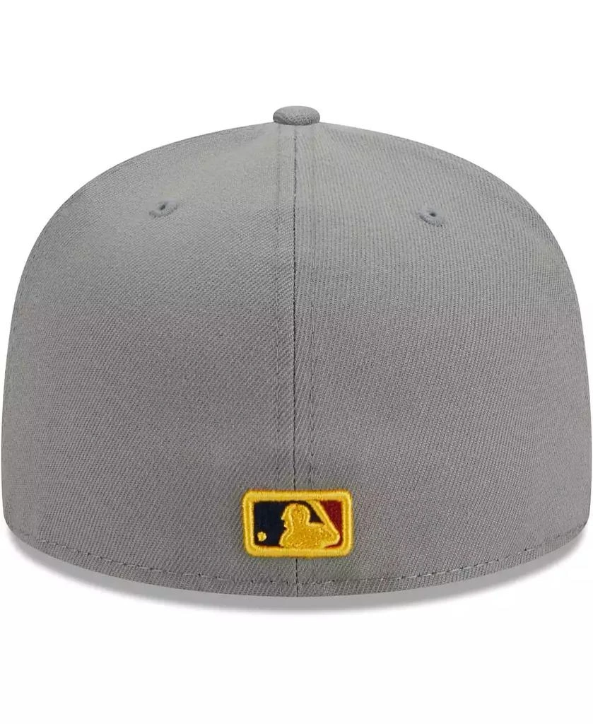 New Era Men's Gray Oakland Athletics Color Pack 59FIFTY Fitted Hat 2