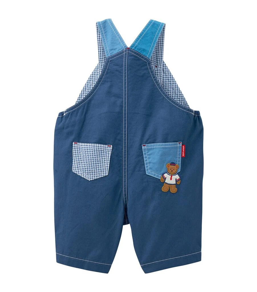Miki House Cotton Embroidered Dungarees (6-36 Months) 7