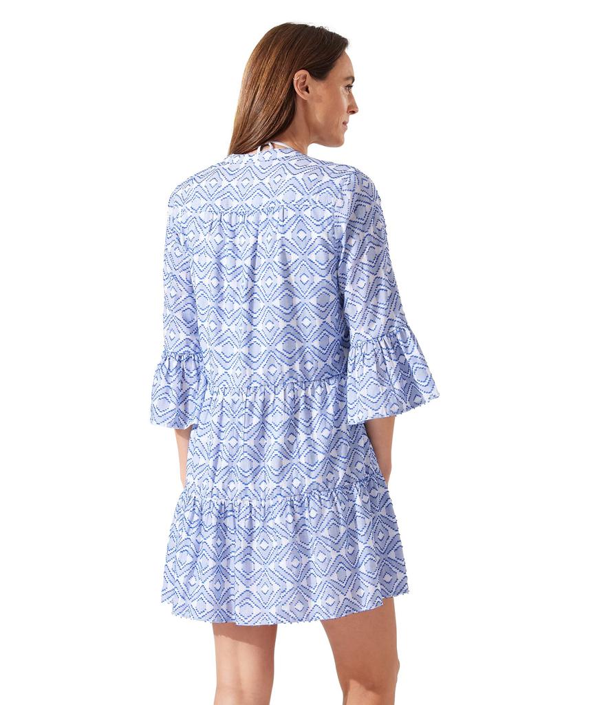 Tommy Bahama Diamond Clip Tiered Dress