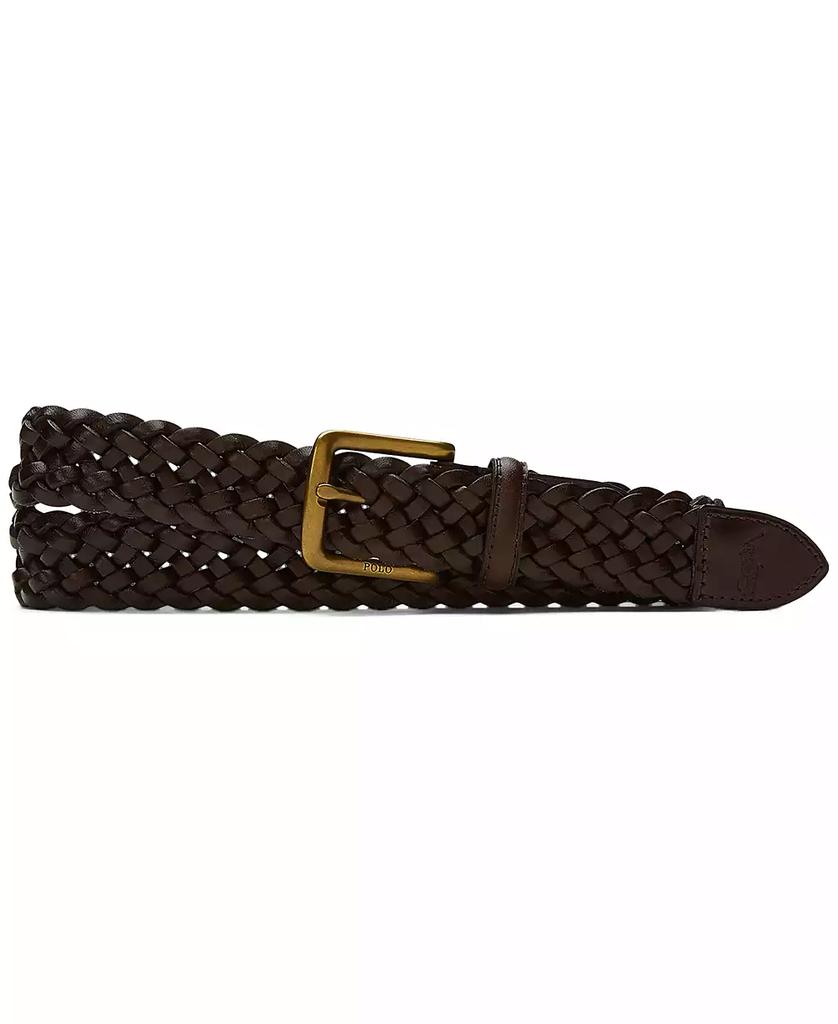 Ralph Lauren Men
s Braided Vachetta Leather Belt