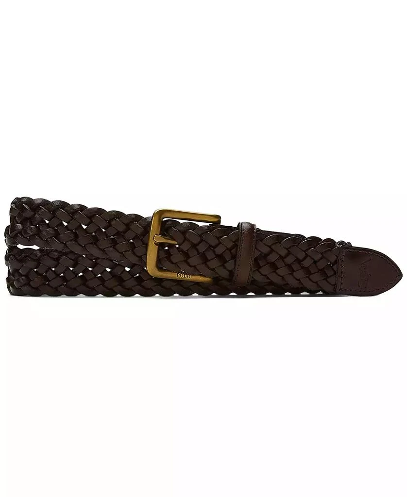 Polo Ralph Lauren Men's Braided Vachetta Leather Belt 1