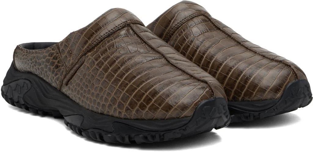 Martine Rose Brown Clarks Edition Clog Slip-on Loafers 4