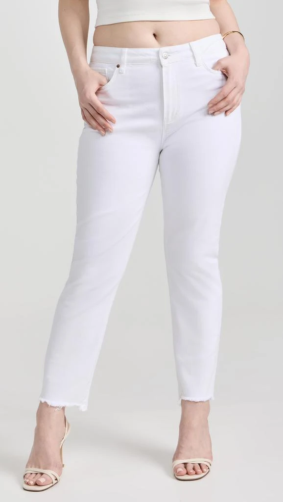 Paige White Noise Grand Hem Jeans 7