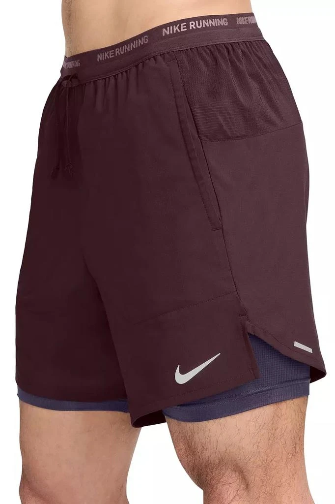 NIKE Nike Mens Dri-FIT Stride 2-in-1 7 Shorts 3