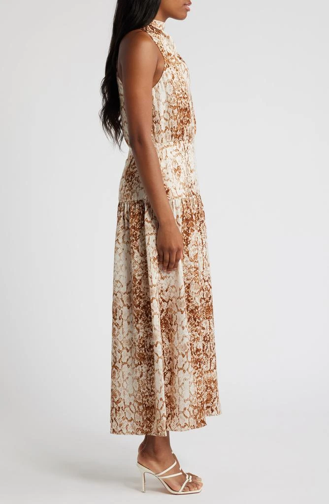 slim fit dress slacks Black Smocked Back Maxi Dress · Filly Flair main image 0