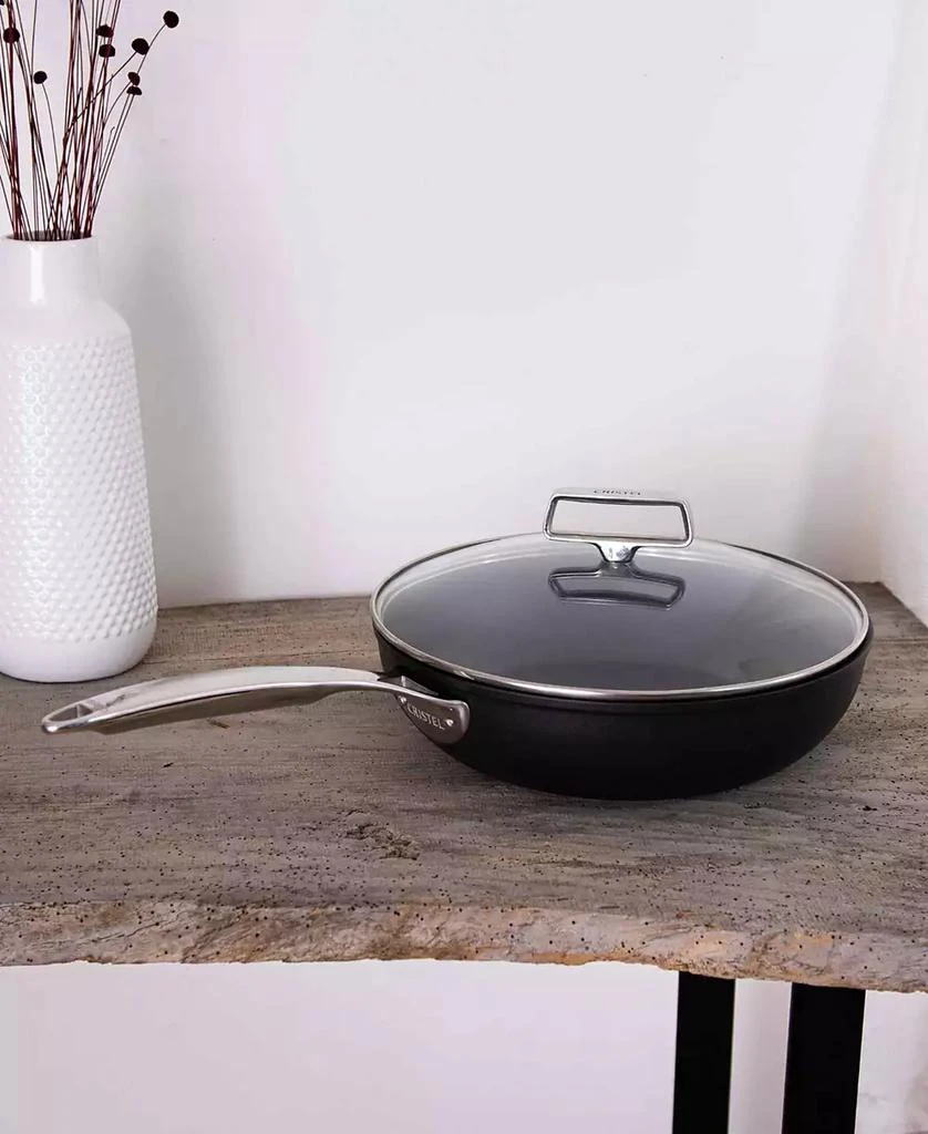 Cristel Castel Pro Ultralu 2-Qt. Nonstick Sauté Pan With Lid 5