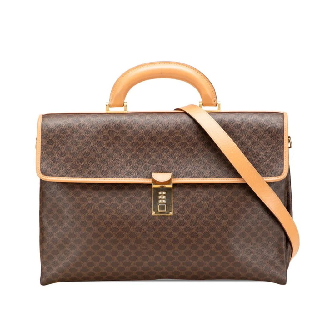 Celine Pvc Leather Briefcase Shoulder Bag (Pre-Owned)